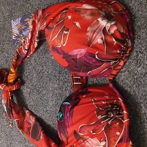 COPY - HAPARI Dragon Push-Up Bikini Top Sz small - Picture 2 of 8